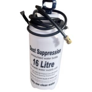 16L Dust Suppression Water Bottle with Brass Water Stop Connector for Petrol Cut Off Saws