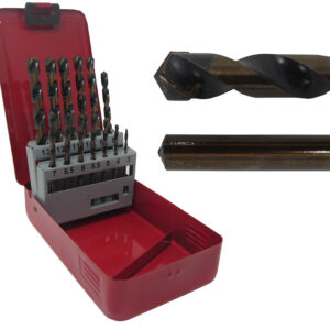 13pc Multi Purpose Construction TCT Drill Bit Set in Metal Box 3-13mm