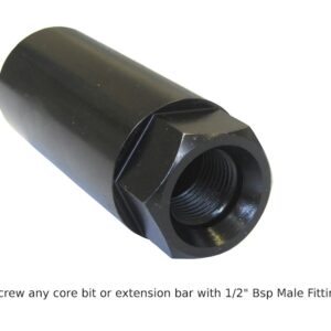 Converting Adaptor for Diamond Core Drilling 1 1/4" Unc Female to 1/2" Bsp Female