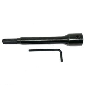Dry Diamond Core Drilling Extension Bar, Hex Drive to internal Hex
